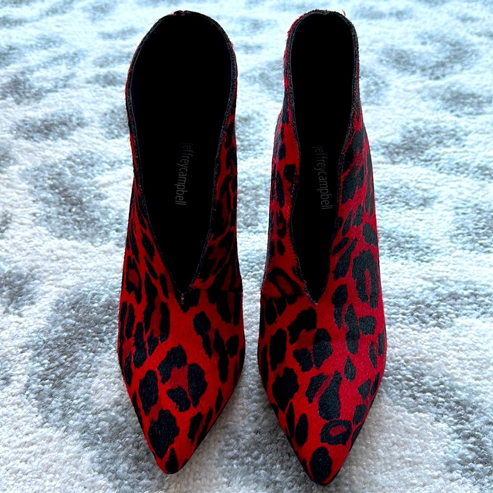Electron F- Genuine Calf Hair Bootie Pump